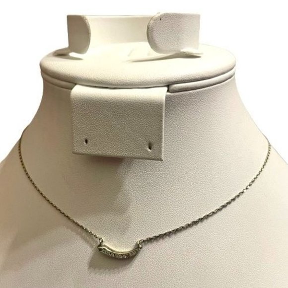 Kendra Scott Whitlee Pendant Necklace Pave Crystal Gold Plated - Picture 9 of 9